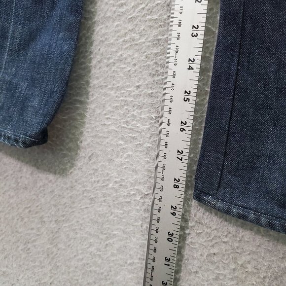 7 For All Mankind Women Jeans 30 Denim Bootcut‎ Pockets Mid Rise 28" Inseam READ - Picture 7 of 11